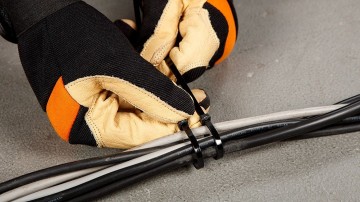 Kabelbinders Tie-Wraps 370X4.8mm Zwart - 75 stuks