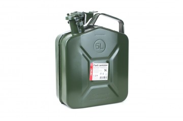 Metalen jerrycan - 5 liter - Met vergrendeling