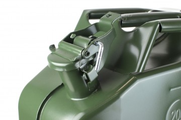 Metalen jerrycan - 20 liter - Met vergrendeling