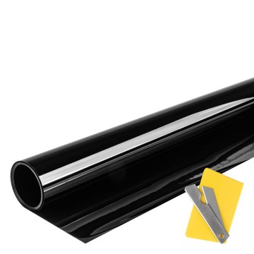 Auto raamfolie - Zelfklevend - 5% - 300 x 50cm - Zwart