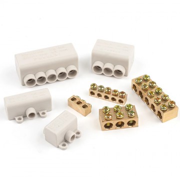 Kabel splitter - 1 naar 2 - 400V / 60Aaad connector hoge power kabel splicing bedrading terminal1 0