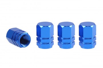 Ventieldopjes - Blauw - 4 stuks