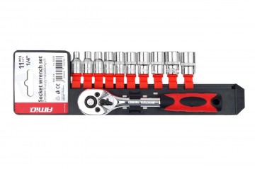 Dopsleutel set - 11-delig - 4 tot 13mm