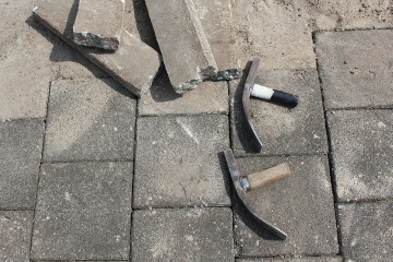 Kaphamer - 600 gram - Rubberen handvat