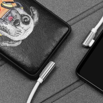 USB-C kabel - 1.2 meter - Haakse aansluitingen