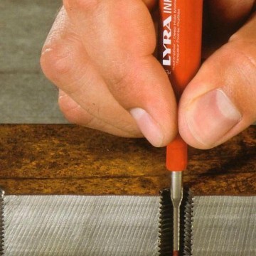 Afteken markeerstift - Diepgat markering - Blauw