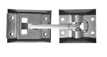 Deur vastzetter - Met tegenstuk - 129 x 45mm - Gegalvaniseerd