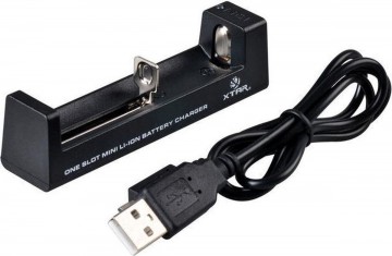 Li-ion batterij oplader - 3.7 Volt - 14500 en 18650 - USB 