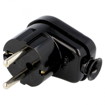 230V Stekker - 16A met schakelaar + indicatielampje - Zwart