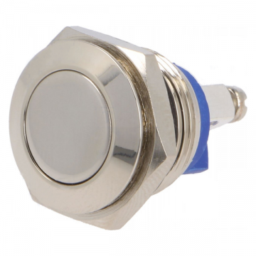 Drukschakelaar 16mm - SPST-NO - IP65 - vandalismebestendig