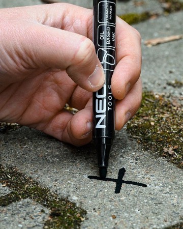 Industriële olie markers - Waterproof - Zwart - 20 stuks