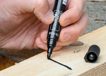 Industriële olie markers - Waterproof - Zwart - 20 stuks