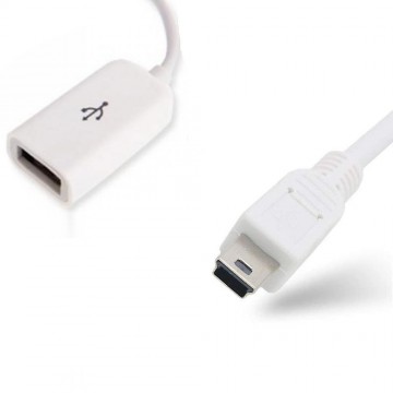 USB A naar mini USB verlengkabel - OTG kabel - 1 meter