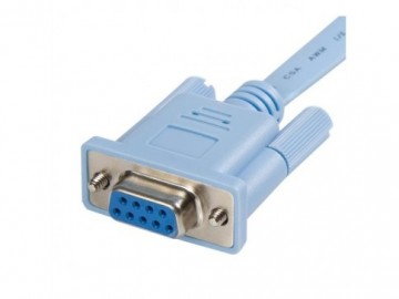 RJ45 To DB9 Cisco Console Cable - Blauw