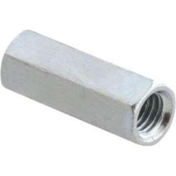 Verbindingsmoer koppelmoer M8 schroefdraad - 35mm - Gegalvaniseerd