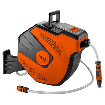 Muurhaspel met tuinslang - 20 + 2 meter - Met oprolautomaat