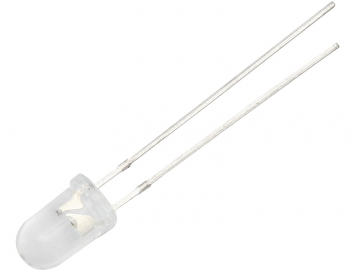 LED Diode - 5mm - Transparant blauw - Per stuk
