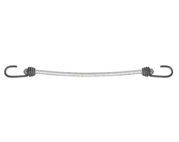 Snelbinder - 28cm - Met haken - Wit