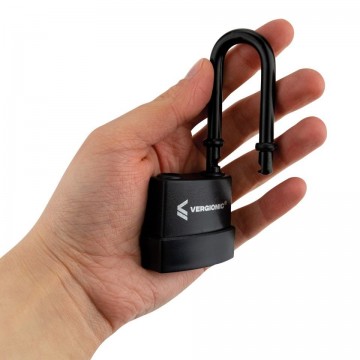 Hangslot met sleutels - 3 sleutels - Zwart