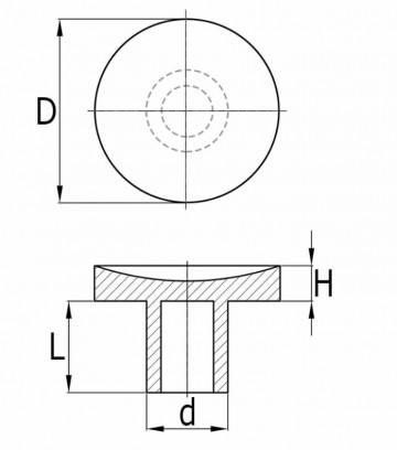 Glasbuffer transparant - 12 x 2 x 4mm - PVC