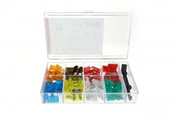 steekzekeringen - 80 stuks + tang - Assortiment doos