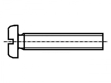 Nylon M6 bout - 6 x 30mm - Klasse 6.6 - Metrisch