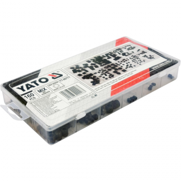 Inbusstelbouten - 160-delige set - Assortiment doos met stelschroeven