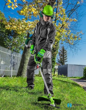 Helm met gezicht en gehoor bescherming
