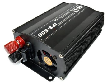 Omvormer auto - 12 Volt naar 230 Volt - 350 Watt - Zwart
