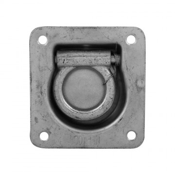 Wegklapbare vloerring - 102 x 94mm - Gegalvaniseerd