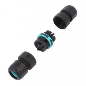 3 aderige kabelverbinder - schroefconnector - waterdicht IP68 - Premium
