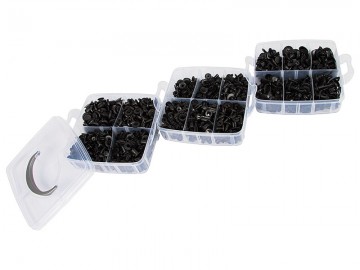 Autoclips assortiment doos - 625 delig - Met tang