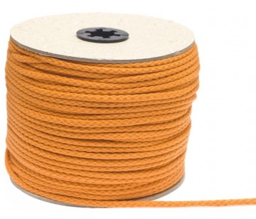 3mm Elastisch Touw - Oranje - 50 meter op rol