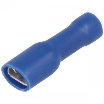 Kabelschoen - per stuk - blauw - Insteekbreedte 4.8 mm Insteekdikte 0.8 mm