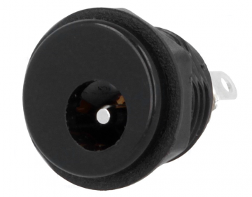 DC socket - 5.5 x 2.1mm - 12.8mm - 12V - Voor soldeerwerk