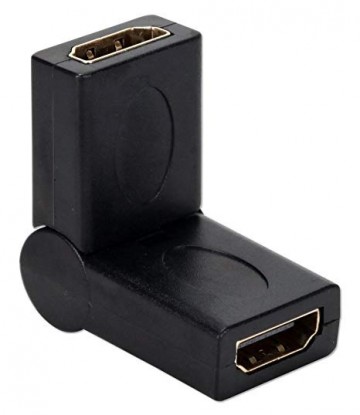 HDMI naar HDMI koppelstuk- 180 graden