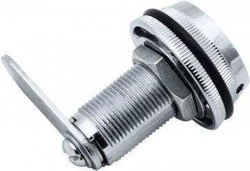 Brievenbus kantelslot - Met cijfercode - 30mm cijferslot - Zilverkleurig