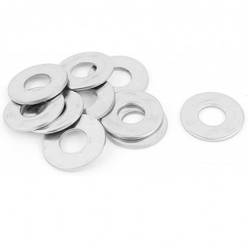 M10 - Carrosseriering DIN9021 - gegalvaniseerd - vlakke sluitring - 20 stuks