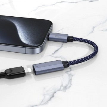 USB-C naar Lightning adapter - Donkerblauw