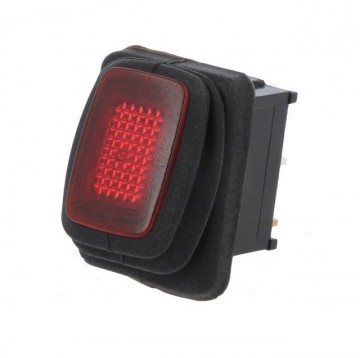Schakelaar - Rood - 12V - 16A - Verlicht