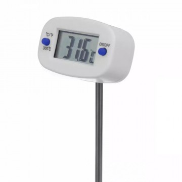 Digitale keukenthermometer met sonde 15 cm – temperatuurbereik -50°C tot 300°C