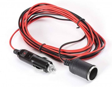 12 Volt Sigarettenplug Verlengkabel - 4 meter