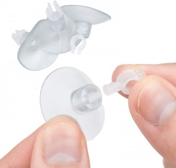 Zuignap 24mm - Met bevestigingsclip 