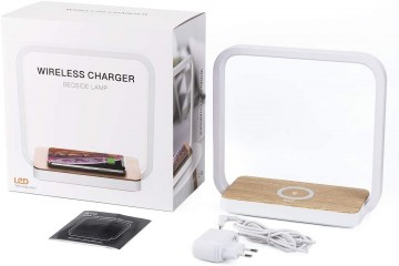 Design bedlamp met draadloze oplader