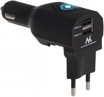 Thuislader + autolader - 2 USB poorten