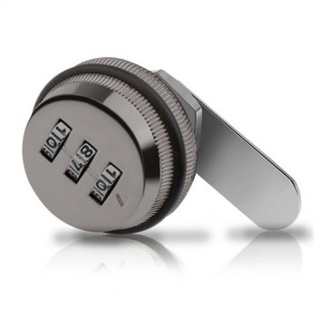 Brievenbus kantelslot - Met cijfercode - 30mm cijferslot - Gun metal