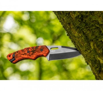 Survival mes - 20cm - Met vuursteentje en opberghoes