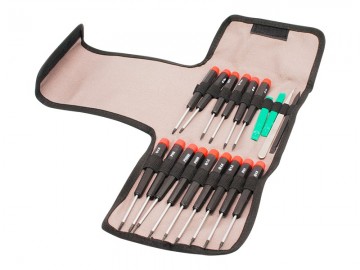Precisiegereedschap set - 19-delig - Met etui