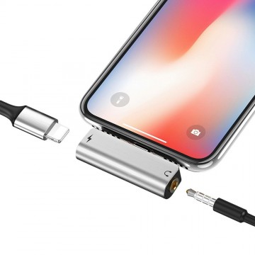 Lightning Duo adapter - naar mini jack + Lightning - Premium