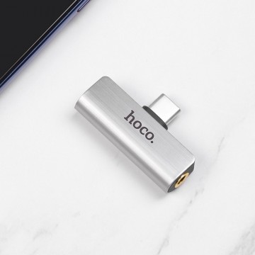 USB-C Duo adapter - naar mini jack + USB-C - Premium